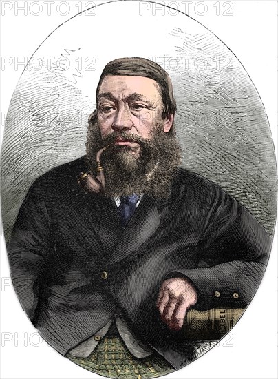 'S. J. Paul Kruger, President of the South African Republic', c1880s. Artist: Sweeton Tilly.