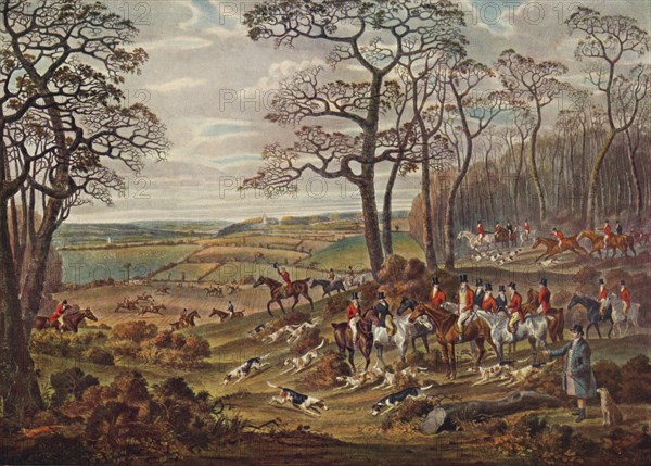 'The Essex Hunt', 1831, (1922). Artist: Dean Wolstenholme.