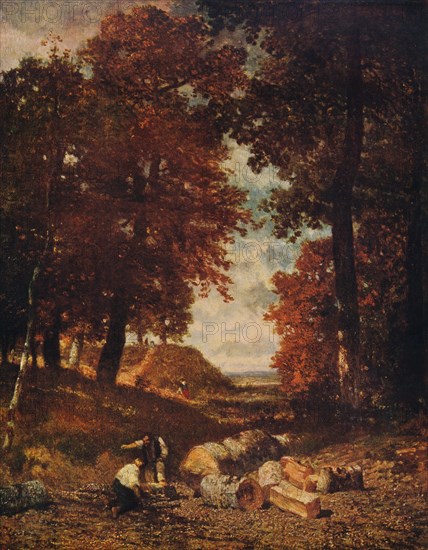 'Woodcutters', late 1840s, (c1915). Artist: Constant Troyon.