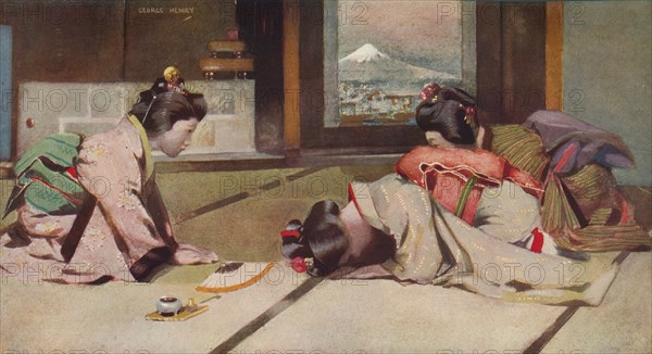 'Salutations', c1915. Artist: George Henry.