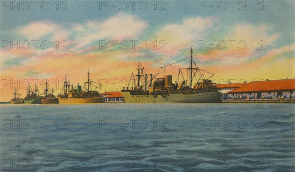 'Marine Terminal, Barranquilla', c1940s. Artist: Unknown.