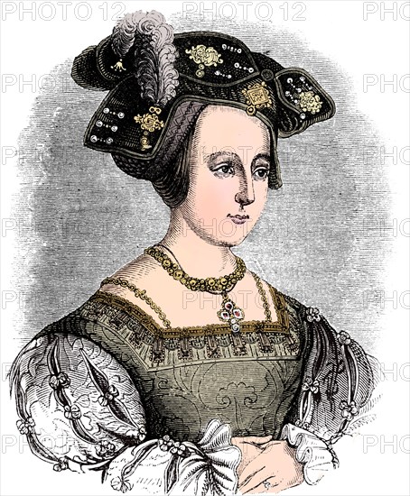 Anne Boleyn (c1504-1536), second wife of Henry VIII of England, c1880. Artist: Unknown.