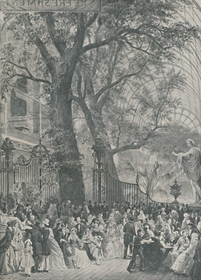 'At the Great Exhibition, 1851', (1920). Artist: Louis Haghe.