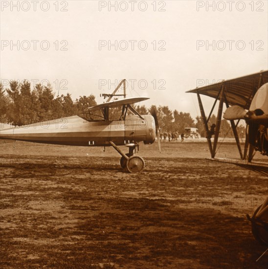 A plane taking off, c1914-c1918. Artist: Unknown.