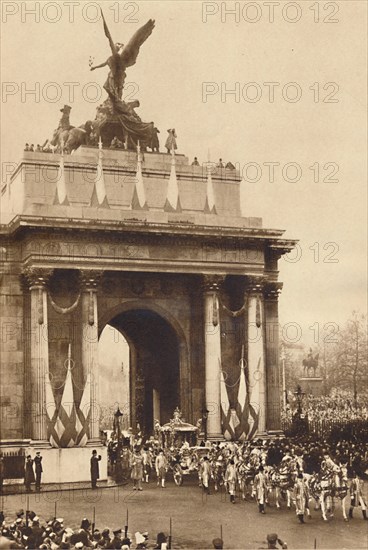 'Beneath the Quadriga', May 12 1937. Artist: Unknown.