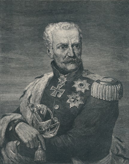 'Gebhard Leberecht Von Blücher, Prince of Wahlstadt', c1815-1819, (1896). Artist: Gustave Kruell.