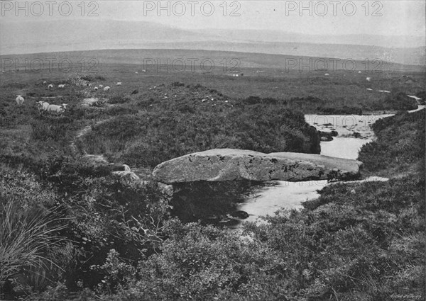 'Walla Brook Bridge, Dartmoor', c1896. Artist: Chapman & Sons.