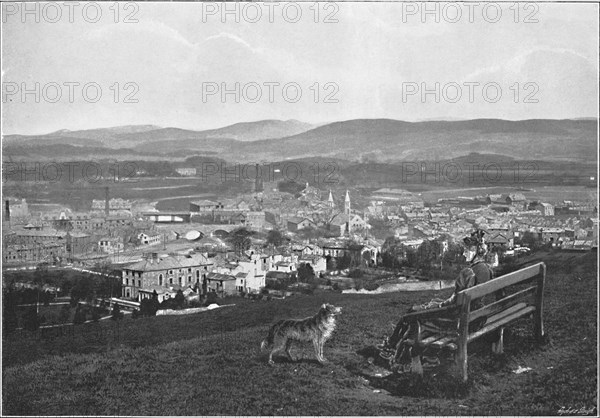 'Kendal, from the Castle', c1896. Artist: Poulton & Co.