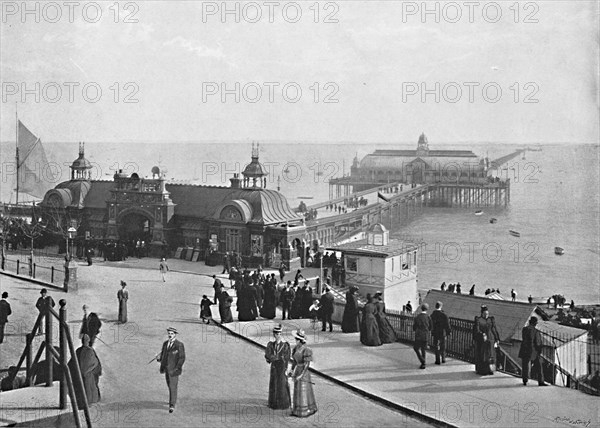 'The Pier, Southend-on-Sea', c1896. Artist: Poulton & Co.