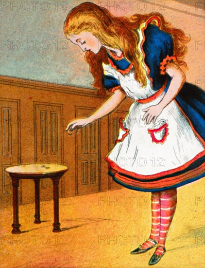 'Curiouser and curiouser, cried Alice', c1900.  Artist: Unknown.