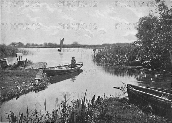 'Wroxham Broad, Norfolk', c1896. Artist: Poulton & Co.