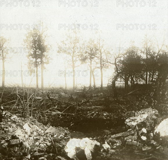 Battlefield, Roeselare, Flanders, Belgium, c1914-c1918. Artist: Unknown.