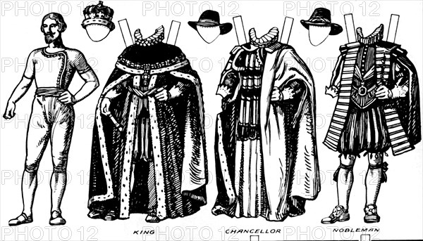 'The Great Gallery of Historic Costume: Dresses Worn in James The First's Reign', c1934. Artist: Unknown.