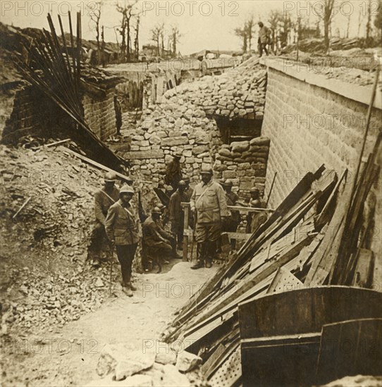 Marceau Barracks, Verdun, northern France, 1916. Artist: Unknown.