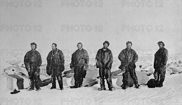 'Group After Winter in Igloo', 1912, (1913). Artist: G Murray Levick.