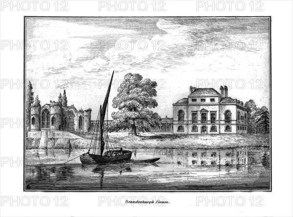 'Brandenburgh House.', c1790, (1795). Artist: Unknown.