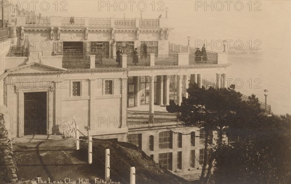 'The Leas Cliff Hall, Folkestone', late 19th-early 20th century. Artist: Unknown.