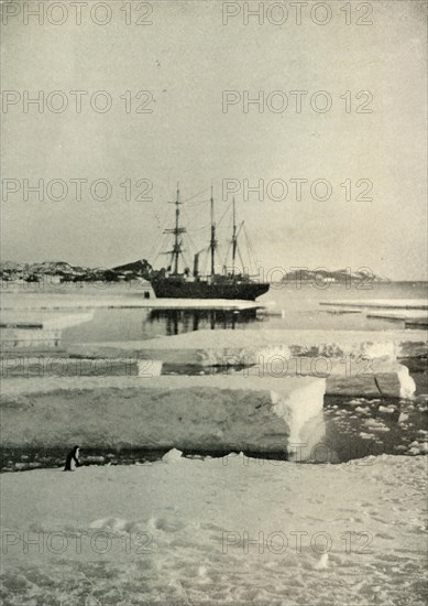 'The Landing-Place Wharf Broken Up', c1908, (1909).  Artist: Unknown.