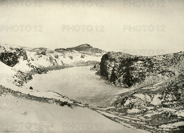 'A Freshwater Lake near Cape Barne', c1908, (1909).  Artist: Unknown.