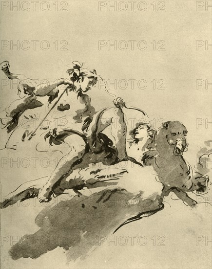 'Diana (?)', mid 18th century, (1928). Artist: Giovanni Battista Tiepolo.