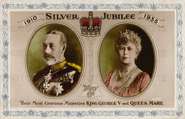 'Silver Jubilee 1910-1935, May 6th - King George V and Queen Mary', 1935. Creator: Unknown.