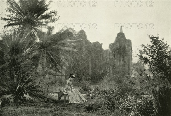 'Gothic Ruin in Barrackpore Garden, c1870', (1925). Creator: Unknown.