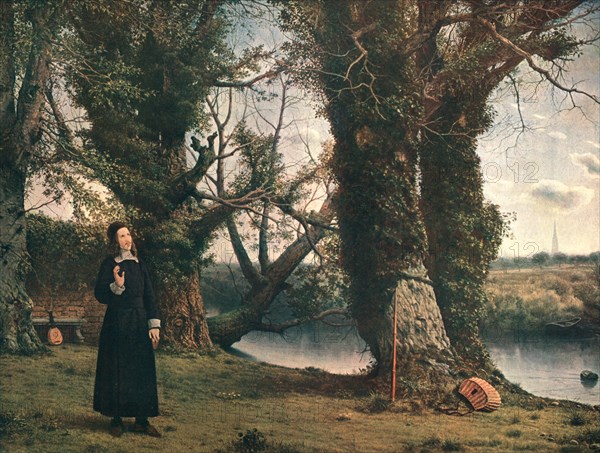 'George Herbert at Bemerton, Salisbury', 1860, (c1902). Creator: Unknown.