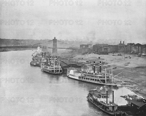 River Front, Cincinnati, Ohio, USA, c1900.  Creator: Unknown.