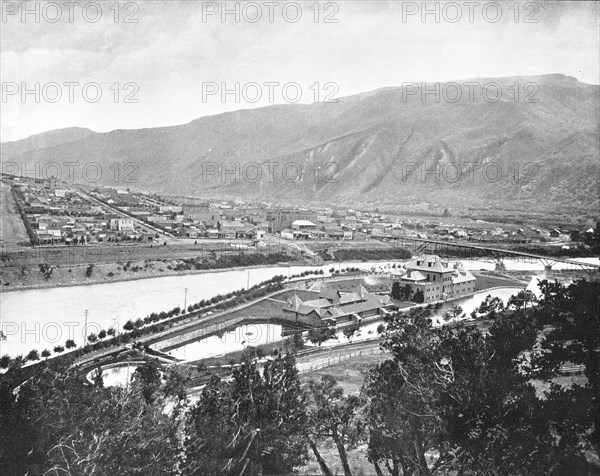 Glenwood Springs and Bath-House, Colorado, USA, c1900.  Creator: Unknown.