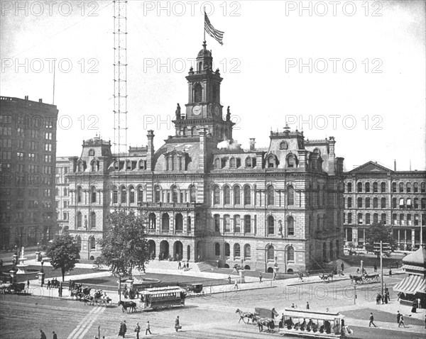 City Hall, Detroit, Michigan, USA, c1900. Creator: Unknown.