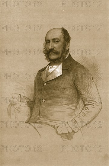 'The Duke of Beaufort. K.G.', 1879. Creator: Vincent Brooks Day & Son.