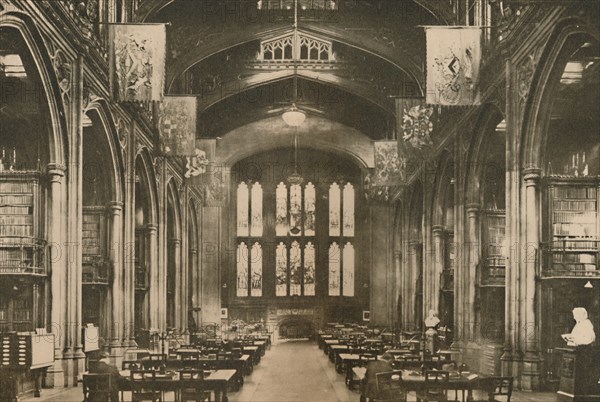 'Library of the Guildhall to Which Every Londoner Should Go', c1935. Creator: Joel.