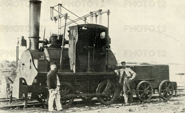 'An Early Colliery Locomotive', c1930. Creator: Unknown.