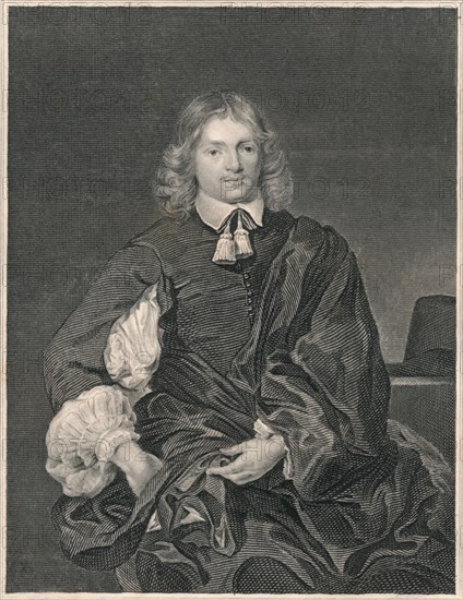 'Lucius Carey, Viscount Falkland, (mid 19th century). Creator: Henry Thomas Ryall.