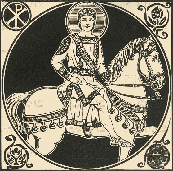 'The Emperor Justinian', 1924. Creator: Herbert Norris.