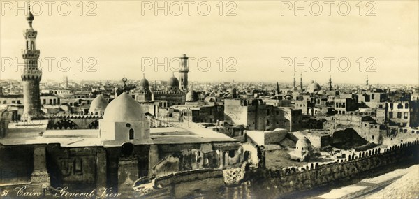 'Cairo - General View', c1918-c1939. Creator: Unknown.