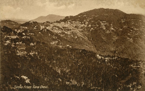 'Simla from Tara Devi', c1918-c1939. Creator: Unknown.