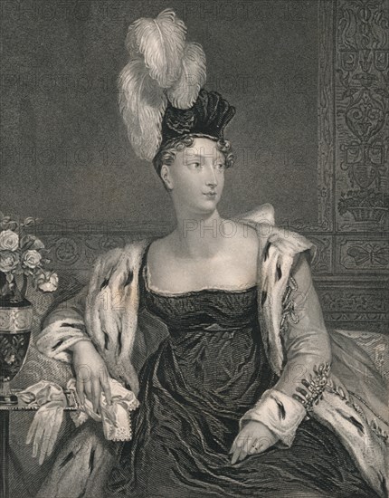 'Princess Charlotte, of Wales', c1817, (early-mid 19th century). Creator: Henry Thomas Ryall.