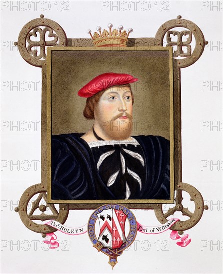 Thomas Boleyn, Earl of Wiltshire, English Tudor diplomat and statesman, (1825). Artist: Sarah, Countess of Essex