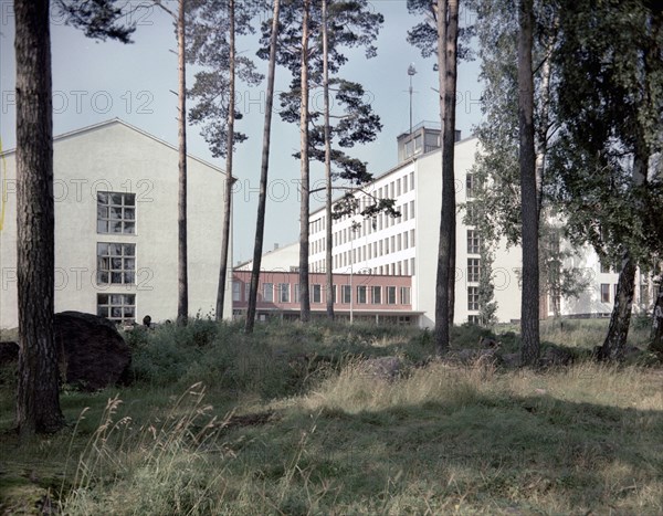 Newly built block of flats, Helsinki, Finland, 1970s. Artist: Göran Algård