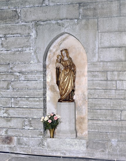 St Bridget, sculpture in Vadstena Abbey, Sweden. Artist: Torkel Lindeberg