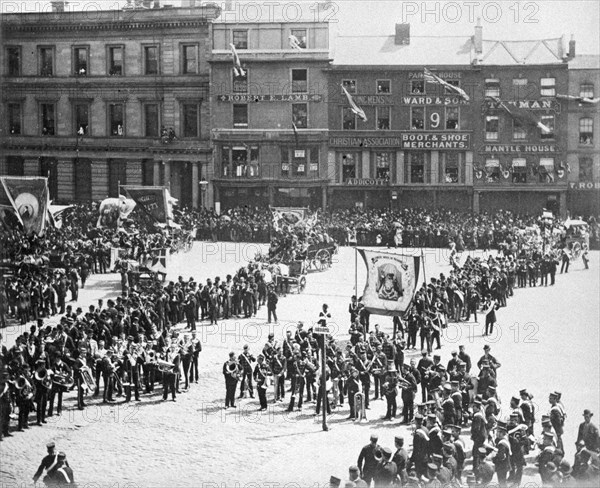 Queen Victoria's Golden Jubilee Celebrations, Nottingham, Nottinghamshire, 1887. Artist: R Allen & Son