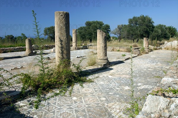 Ruins of the Basilica of Ayia Trias, Famagusta, North Cyprus.