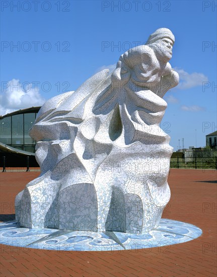 Antarctic 100 Memorial, Waterfront Park, Cardiff, Wales.