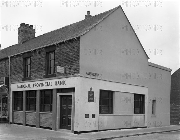 The National Provincial Bank, Goldthorpe, South Yorkshire, 1960. Artist: Michael Walters