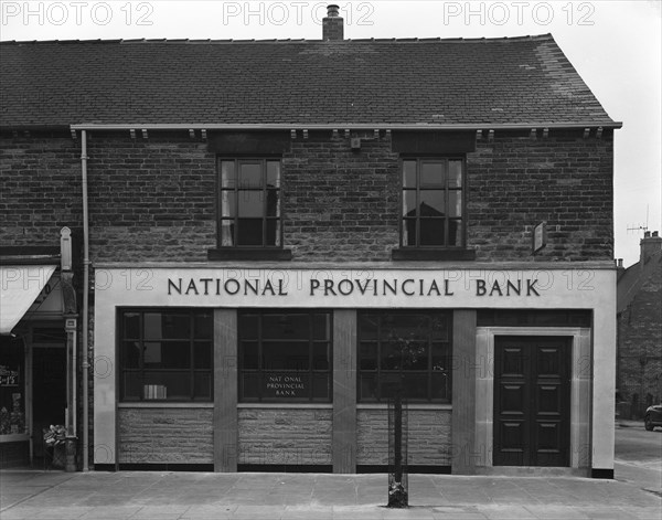 The National Provincial Bank, Goldthorpe, South Yorkshire, 1960. Artist: Michael Walters