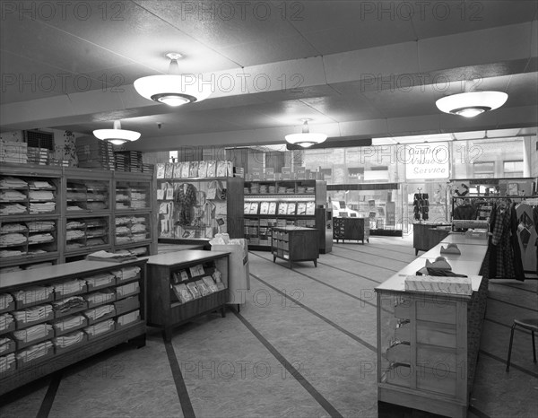 The new men's central tailoring department at the Co-op, Barnsley, South Yorkshire, 1961. Artist: Michael Walters