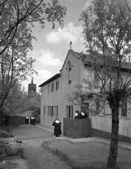 Sisters of Mercy Convent, Denaby Main, South Yorkshire, 1961. Artist: Michael Walters