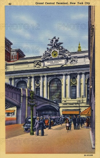 Grand Central Terminal, New York City, New York, USA, 1933. Artist: Unknown