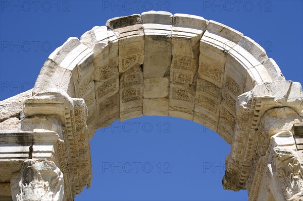 The Tetrapylon at Aphrodisias, Turkey. Artist: Samuel Magal